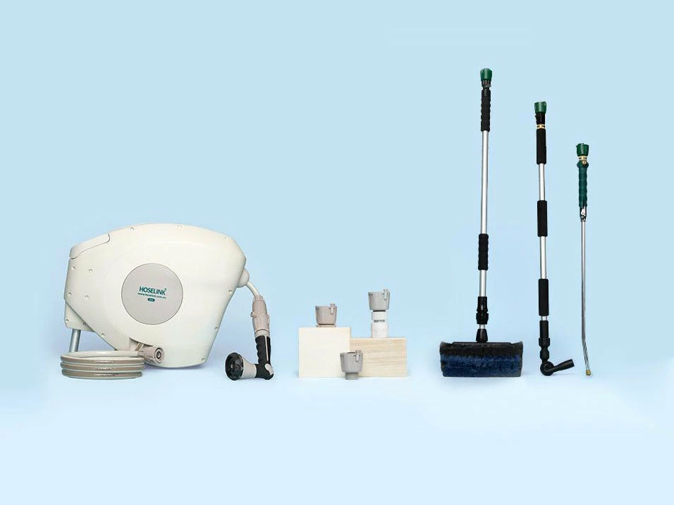 Hoselink Hoses & Sprinklers The Handiest Cleaning + Hose Reel Pack - Charcoal Or Beige 4 Hoselink Hoses & Sprinklers The Handiest Cleaning + Hose Reel Pack - Charcoal Or Beige