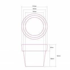 Bendo 'POT' Medium Indoor Plant Pot Pots & Hanging Baskets