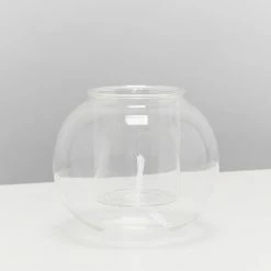 Plants In A Box Clear Glass Self-Watering Planter