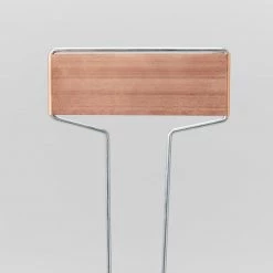 Ryset Copper Standing Plant Label