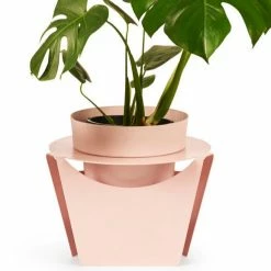 Bendo 'GROW' Sheet Metal Plant Stand & Large Pot