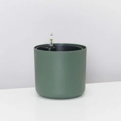 Elho Pots & Hanging Baskets Round Eco-Friendly Planters - Self-Watering