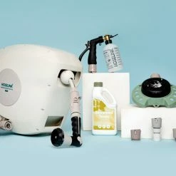 Hoselink Hoses & Sprinklers The Home Gardener Pack With Hose Reel - Charcoal And Beige