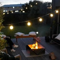 Hoselink Outdoor Living Warm White Solar Party Bulb String Lights - 25 Bulb Starter Set