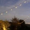 Hoselink Warm White Solar Party Bulb String Lights - 25 Bulb EXTENSION Set Outdoor Living
