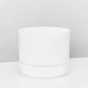 Decor Outdoor Accessories White Selfwatering Pots 170mm
