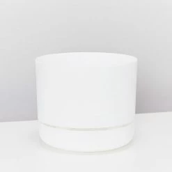 Decor Outdoor Accessories White Selfwatering Pots 170mm