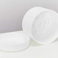 Mr Kitly White Selfwatering Pots 250mm Outdoor Living