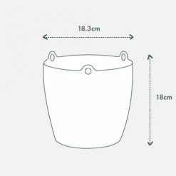 Indoor Garden Self-Watering Eco ♻️ Hanging Planter - Pot + Plant + Soil Office & Home Office