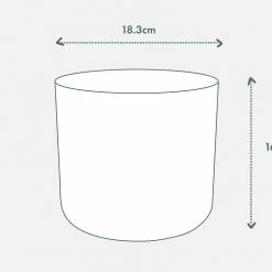 Elho Pots & Hanging Baskets Round Eco-Friendly Planters - Self-Watering