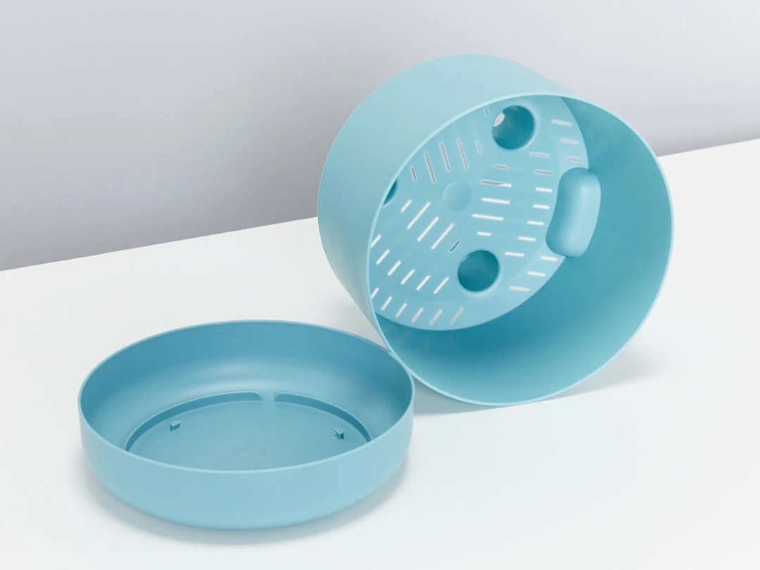 Mr Kitly Blue Selfwatering Pots 170mm 4 Mr Kitly Blue Selfwatering Pots 170mm