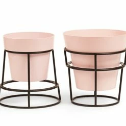 Bendo Plant Stakes & Stands 'POTPLANT' Plant Stand & Large Pot Bundle