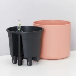 Elho Pots & Hanging Baskets Round Eco-Friendly Planters - Self-Watering