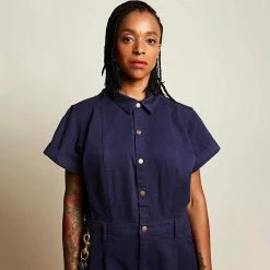 Suk Workwear Cropped Boiler Suit