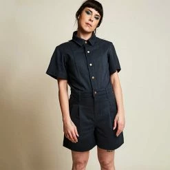 Suk Workwear Cropped Boiler Suit 11 Suk Workwear Cropped Boiler Suit