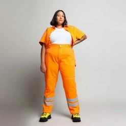 Suk Workwear Slim Pants Reflective