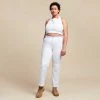 Suk Workwear Slim Pants (White)