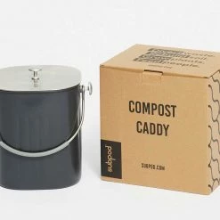 Subpod AU Compost Caddy Charcoal Outdoor Living