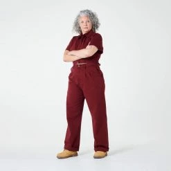 SUK Workwear Relaxed Work Pants (Oxblood)