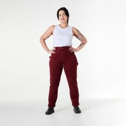 SUK Workwear Slim Pants (Oxblood)