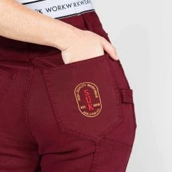 SUK Workwear Slim Pants (Oxblood)