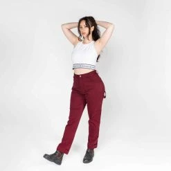 SUK Workwear Slim Pants (Oxblood)