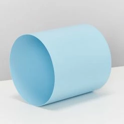 Urban Eden Sky Blue Vessel + Potted Plant