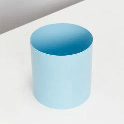 Urban Eden Sky Blue Vessel + Potted Plant
