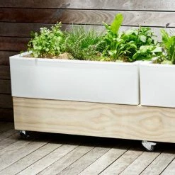GLOWPEAR PTY LTD Outdoor Living Cafe Planter 12 GLOWPEAR PTY LTD Outdoor Living Cafe Planter