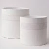 Tree Stripes Pty Ltd Cylinder Pot Kilima - Chalk