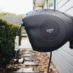 Hoselink 30m Retractable Hose Reel - Charcoal Hoses & Sprinklers