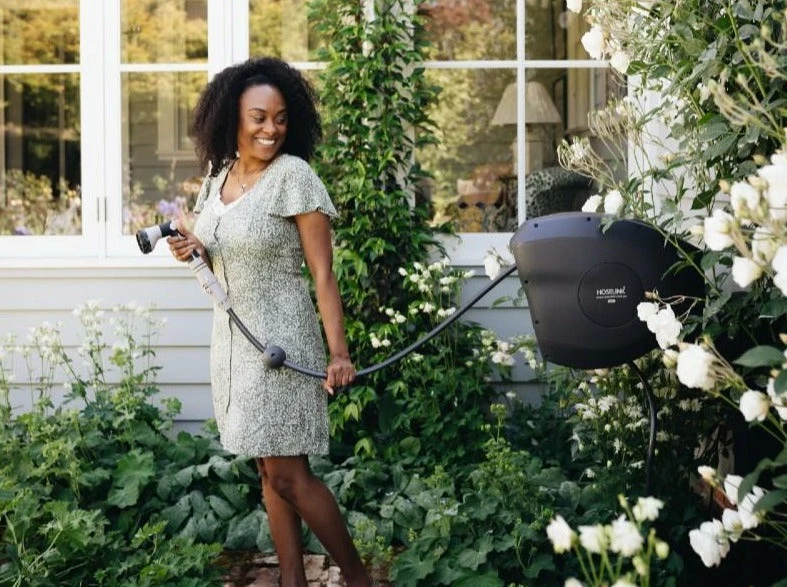 Hoselink Hoses & Sprinklers 20m Retractable Hose Reel - Charcoal 8 Hoselink Hoses & Sprinklers 20m Retractable Hose Reel - Charcoal