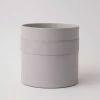 Tree Stripes Pty Ltd Cylinder Pot Kilima - Light Grey