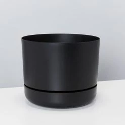 Mr Kitly Black Selfwatering Pots 250mm - Recycled Plastic Outdoor Living