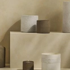 Tree Stripes Pty Ltd Cylinder Pot Kilima - Chalk