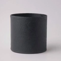 Tree Stripes Pty Ltd Pots & Hanging Baskets Cylinder Pot Monstera - Black