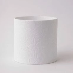 Tree Stripes Pty Ltd Pots & Hanging Baskets Cylinder Pot Monstera - White