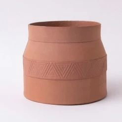 Tree Stripes Pty Ltd Pots & Hanging Baskets Matki Pot Kilima - Rustic Brown