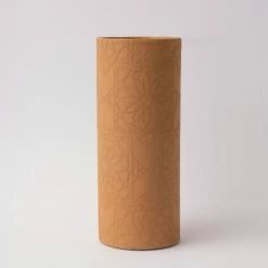 Tree Stripes Pty Ltd Pots & Hanging Baskets Cylinder Vase Diwali - Ochre